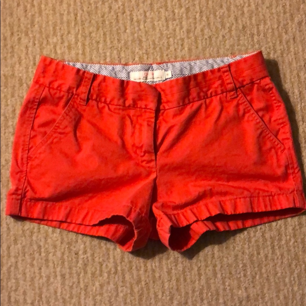 J.Crew 3” Chino Shorts Orange 🍊